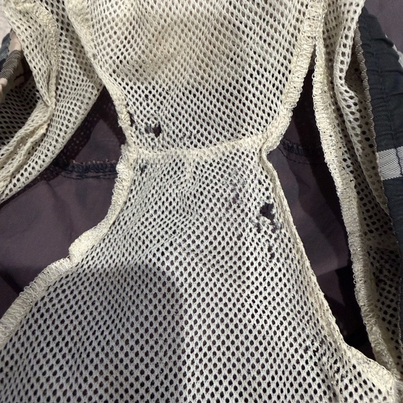 All Burberry Swim Shorts size 8 - orange shirt size 8 - white sneakers size 31 - Picture 2 of 5